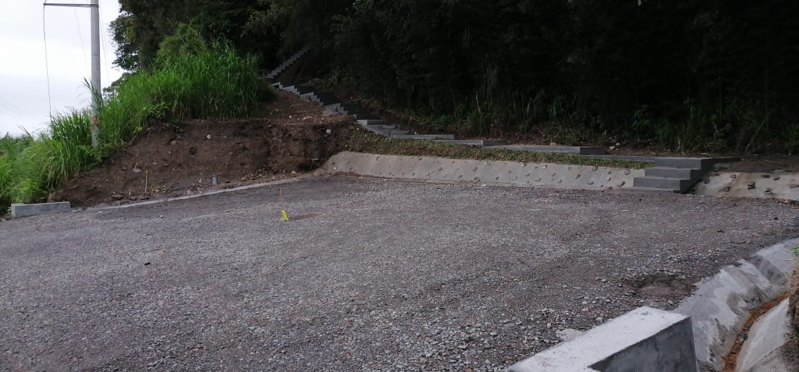 Infrastructure Installation & Parking Site Integration in Progress — Volcán, Chiriquí.