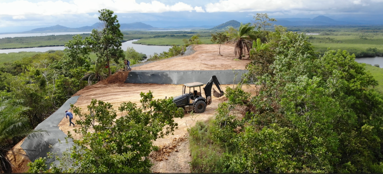 Earthwork Boca Chica, Chiriqui Province.
